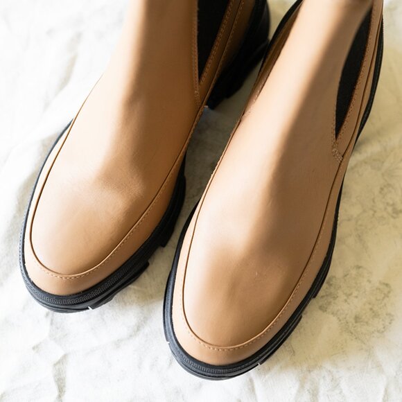 Sorel Brex Waterproof Chelsea Boot in Tawny Buff and Black New sz 8.5 $190 Shoes - Picture 3 of 7